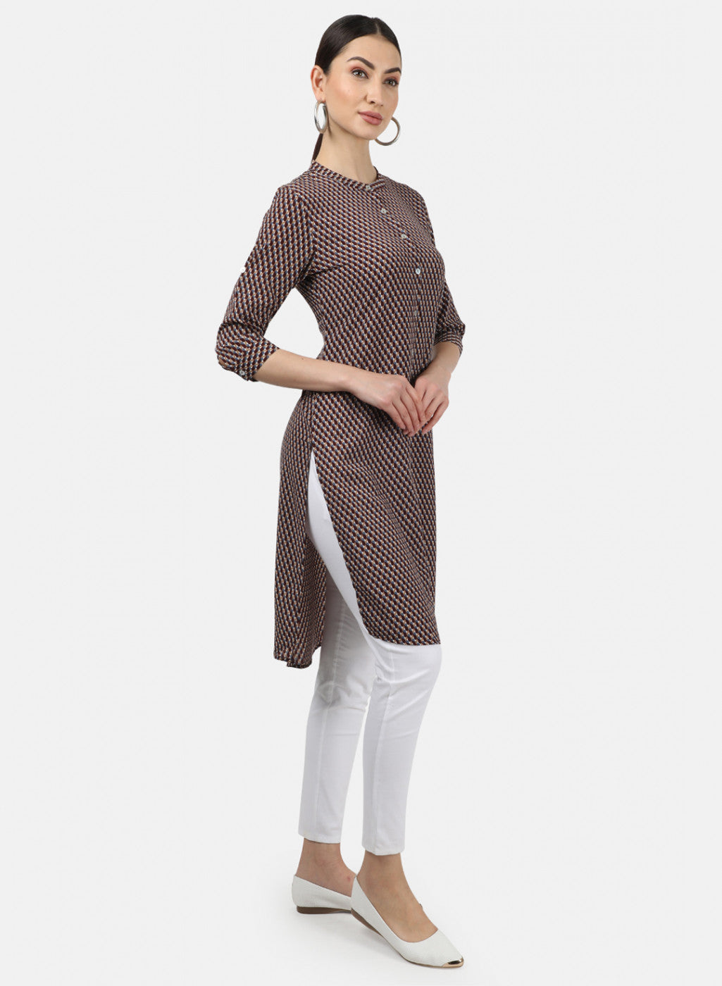 Womens Multi Color Printed Tunics