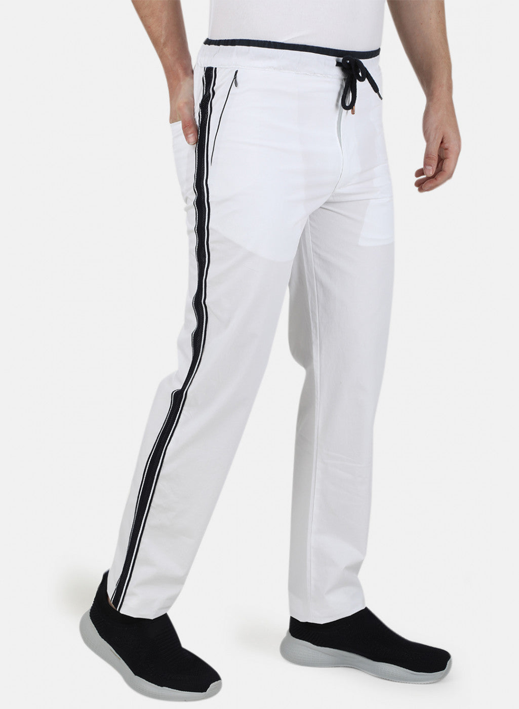 Mens White Plain Lower