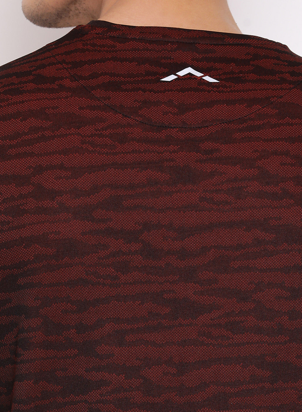 Rock.it Mahroon Round Neck Regular Fit T-Shirt