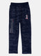 Boys Navy Blue Printed Lower