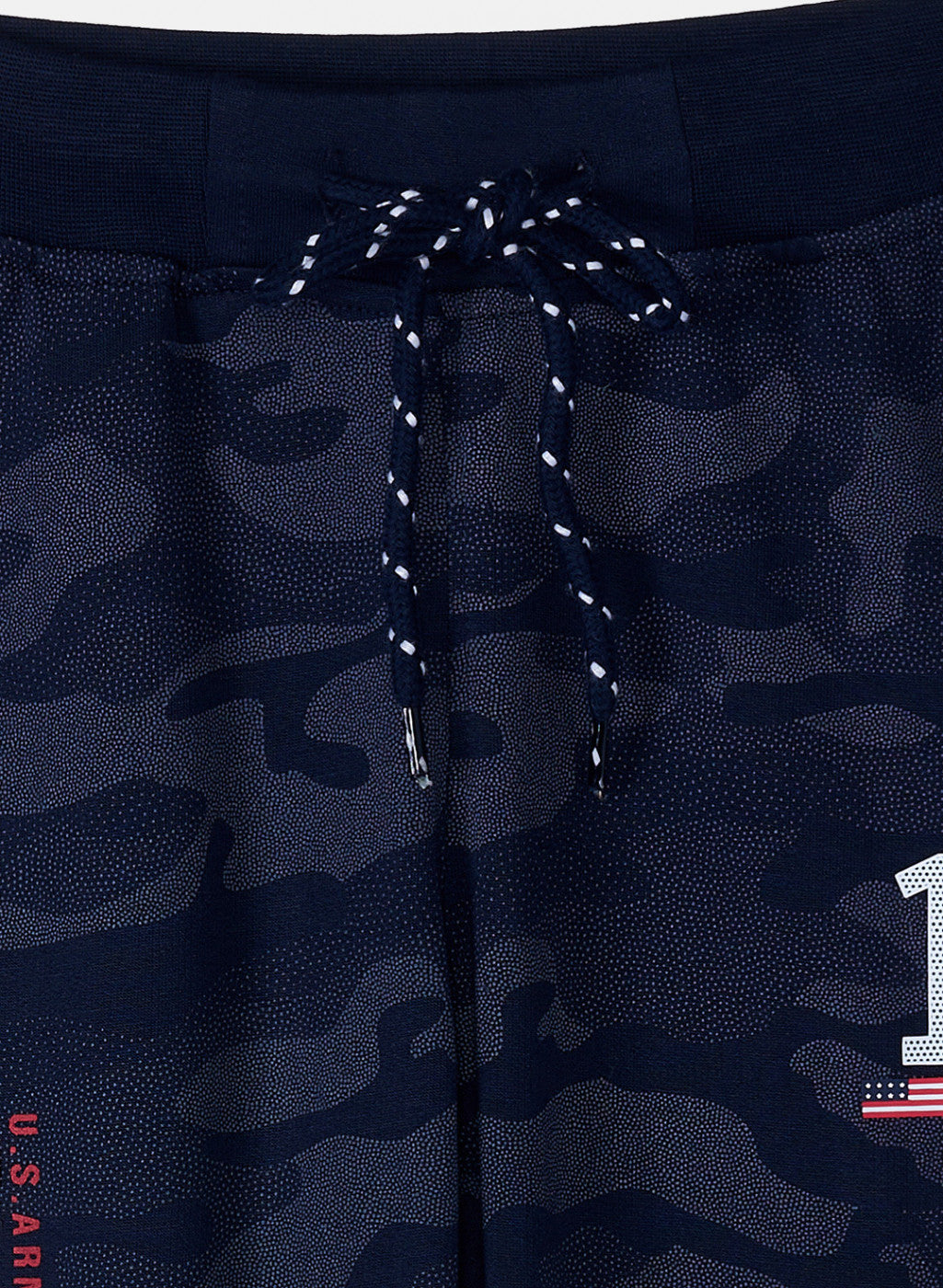 Boys Navy Blue Printed Lower