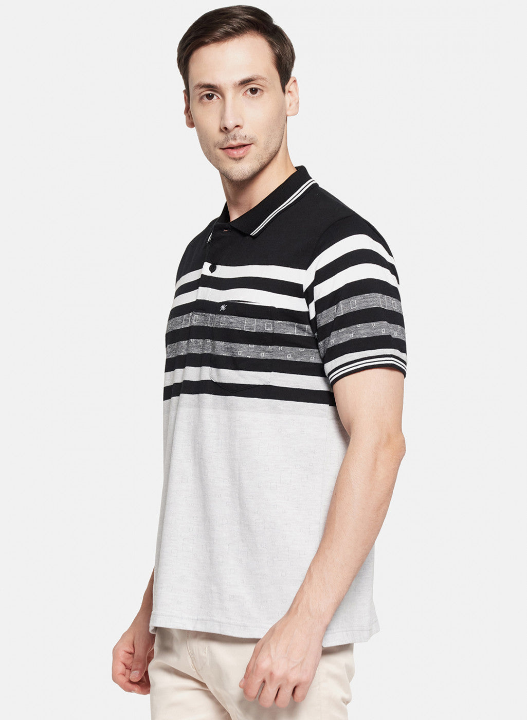 Mens Black Stripe T-Shirt