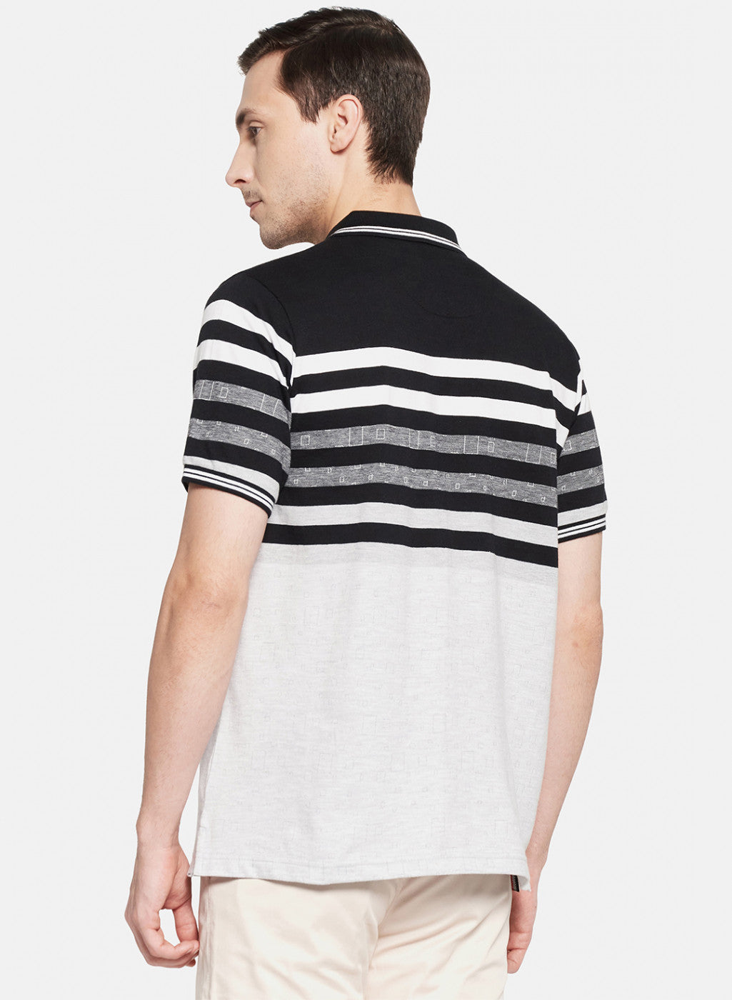 Mens Black Stripe T-Shirt