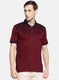 Mens Maroon Stripe T-Shirt