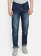 Mens Navy Blue Regular Denim