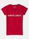 Girls Red Printed Top