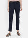Womens Navy Blue Plain Lower