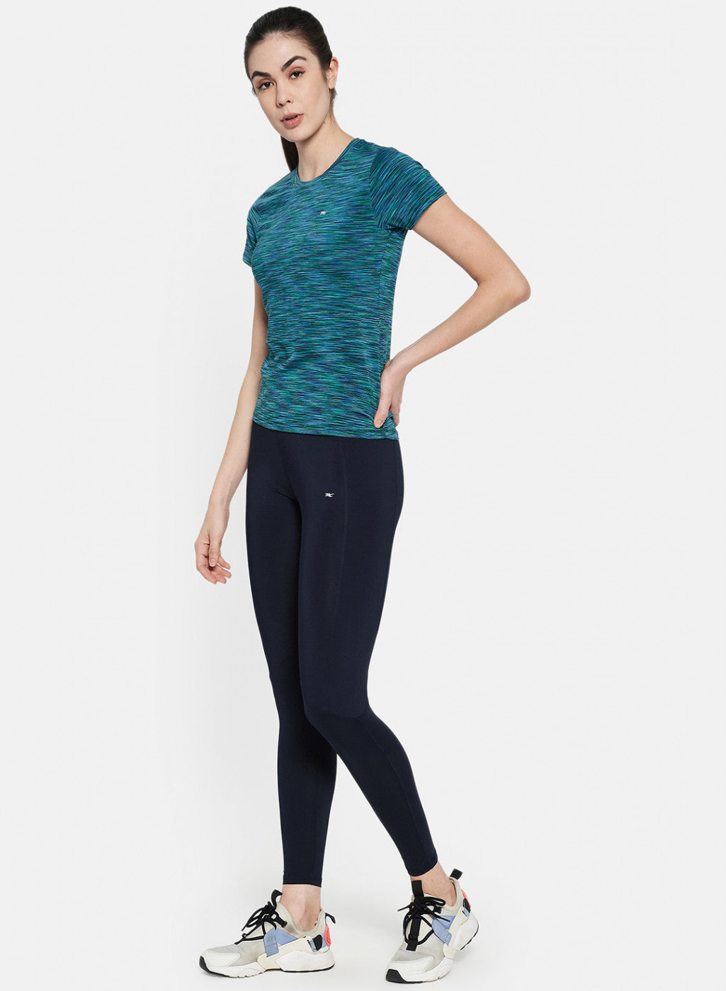 Womens Green & Blue Jaquard Lower Set