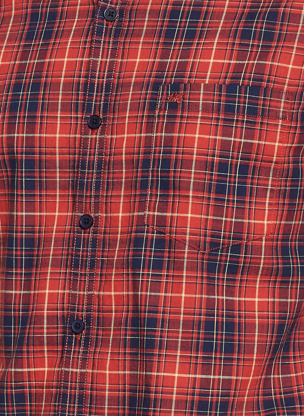 Mens Red Check Shirt