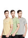 Mens Multi Color Plain T-Shirt