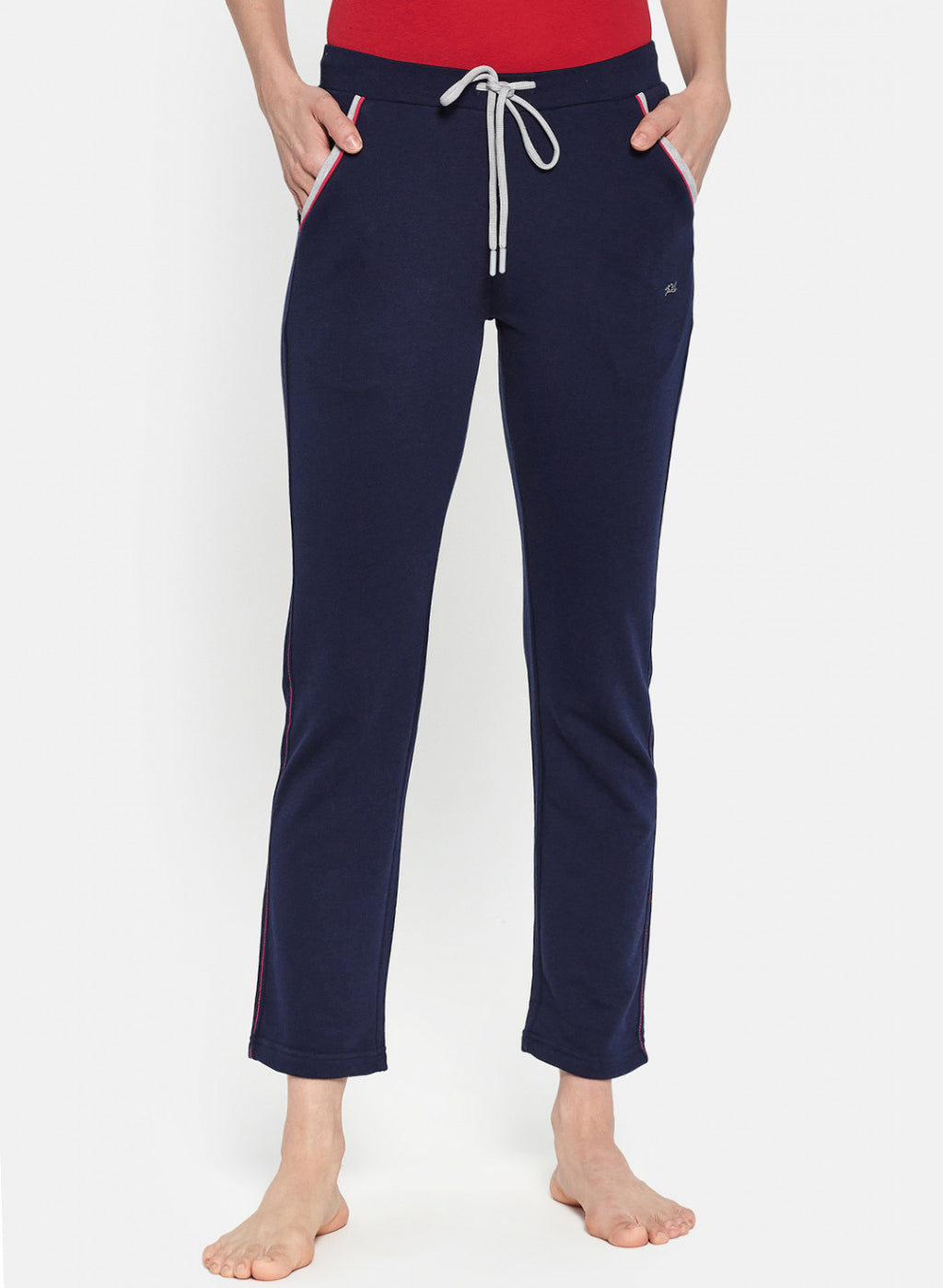 Womens Bluish Purple Plain Lower