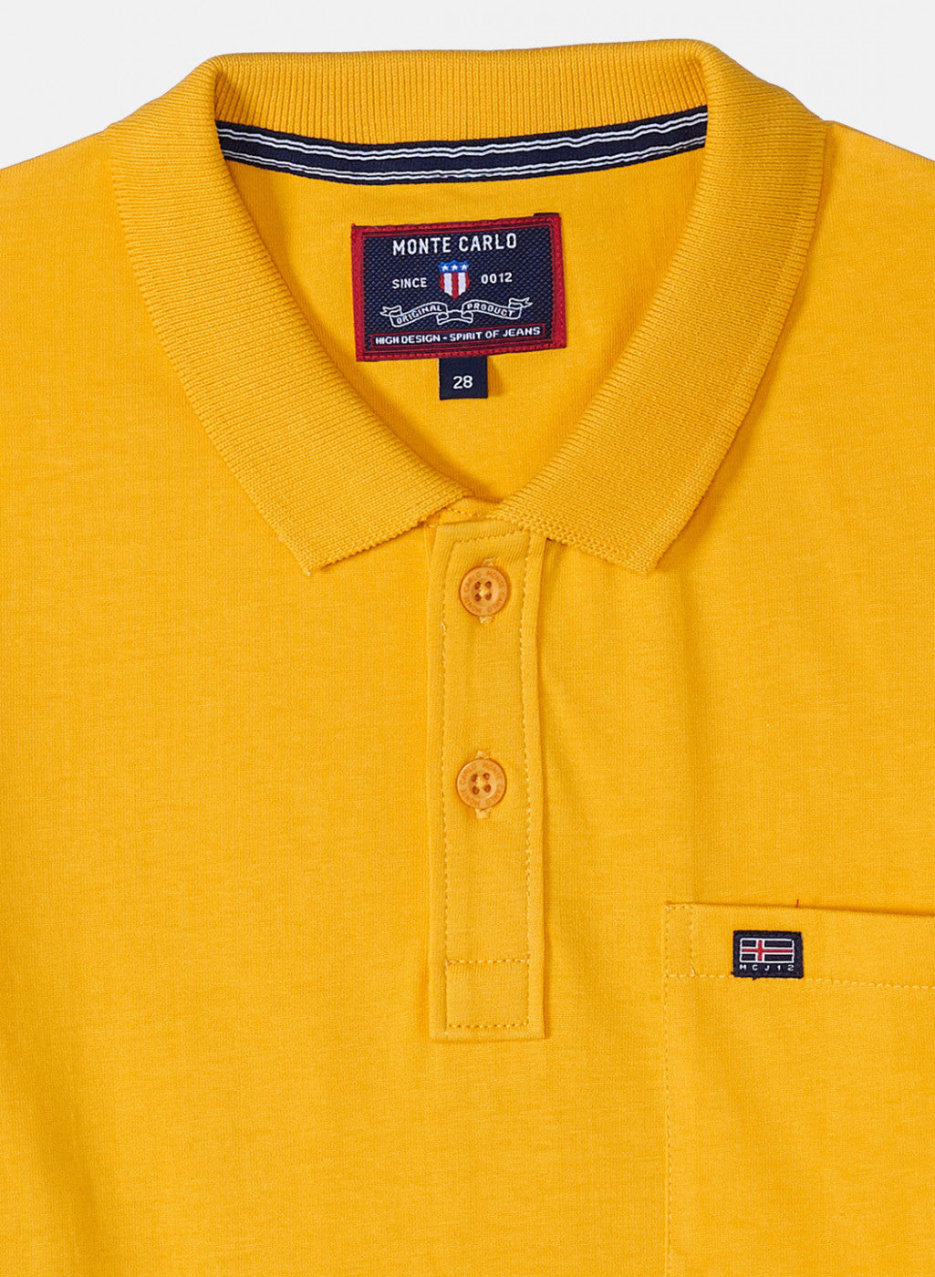 Boys Mustard Plain T-Shirt