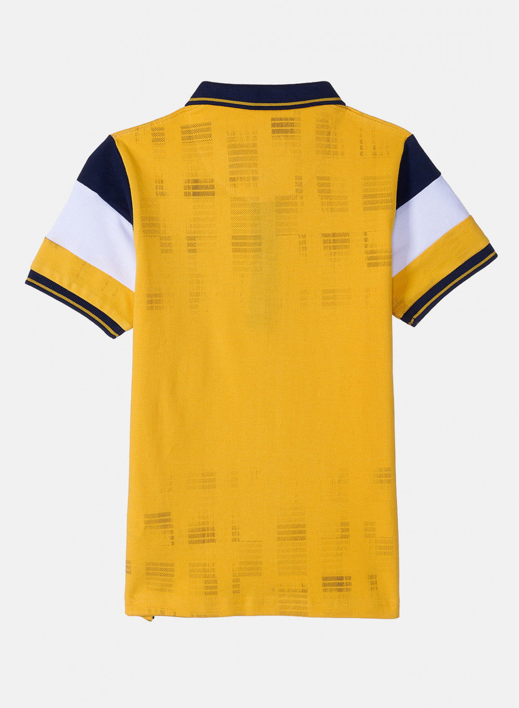 Boys Mustard Printed T-Shirt