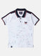 Boys White Printed T-Shirt