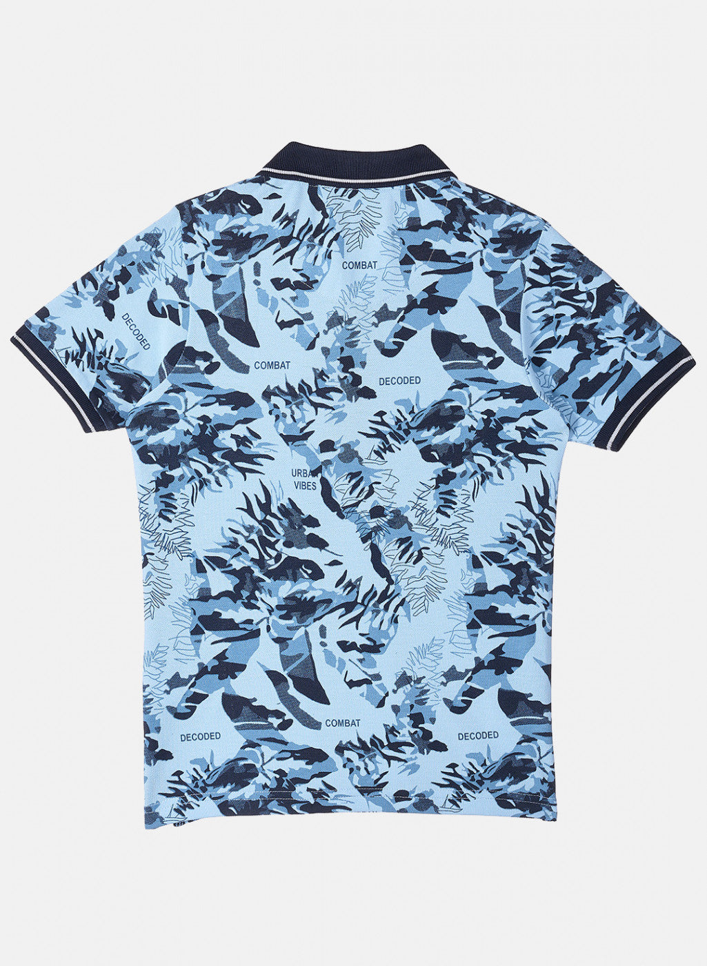 Boys Blue Printed T-Shirt