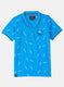 Boys Blue Printed T-Shirt