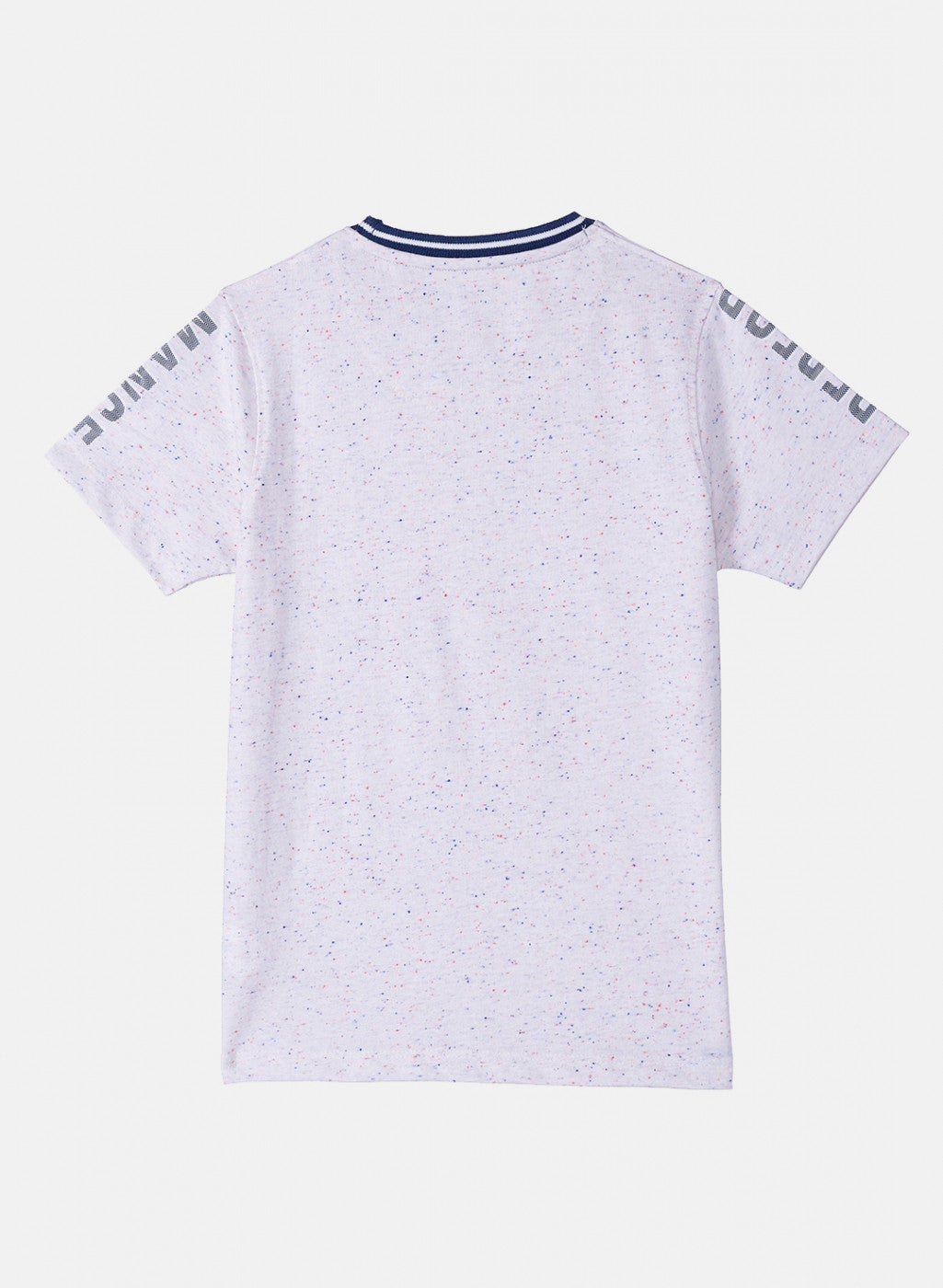 Boys Off White Printed T-Shirt