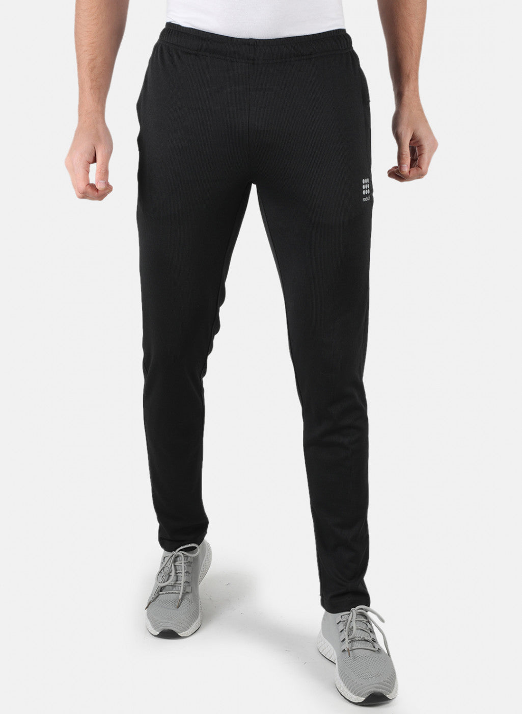 Buy Men Black Self Design Lower Online in India - Rock.it