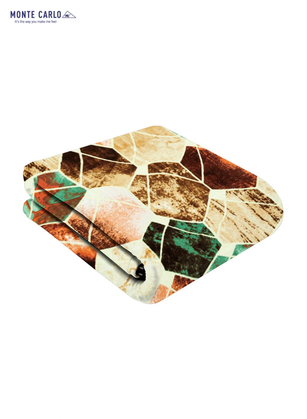 Printed Mink Single Blanket for Mild Winter - 2 Ply