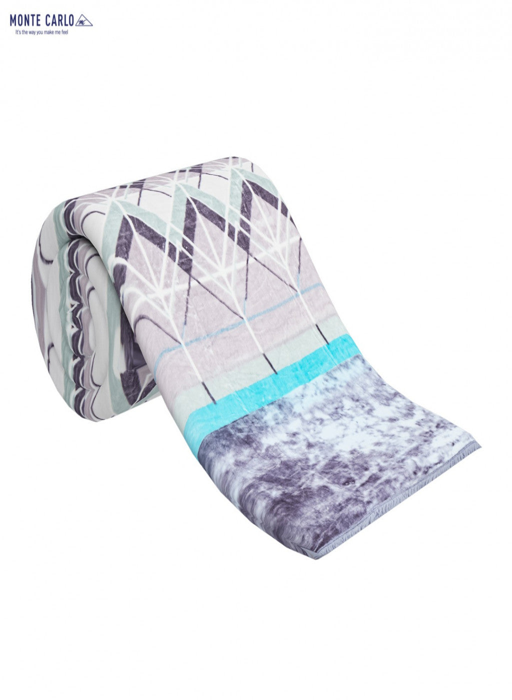 Printed Mink Double Blanket for Mild Winter - 1 Ply