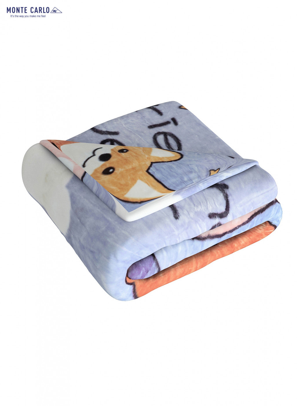 Printed Mink Single Blanket for Heavy Winter -2 Ply
