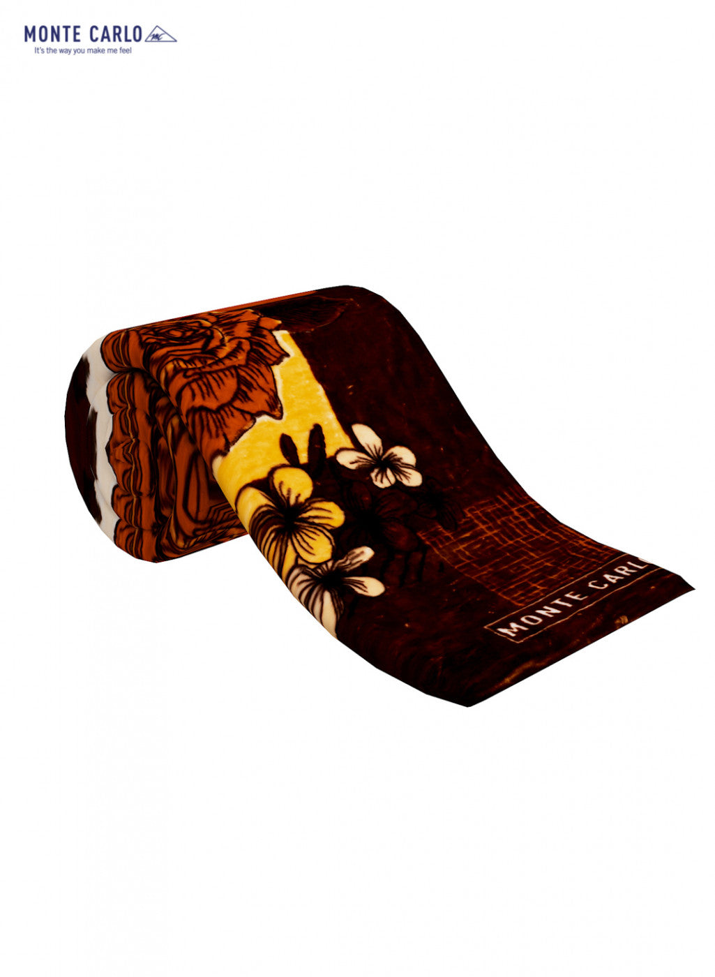 Single Bed Multicolor Mink Blanket - 2 Ply