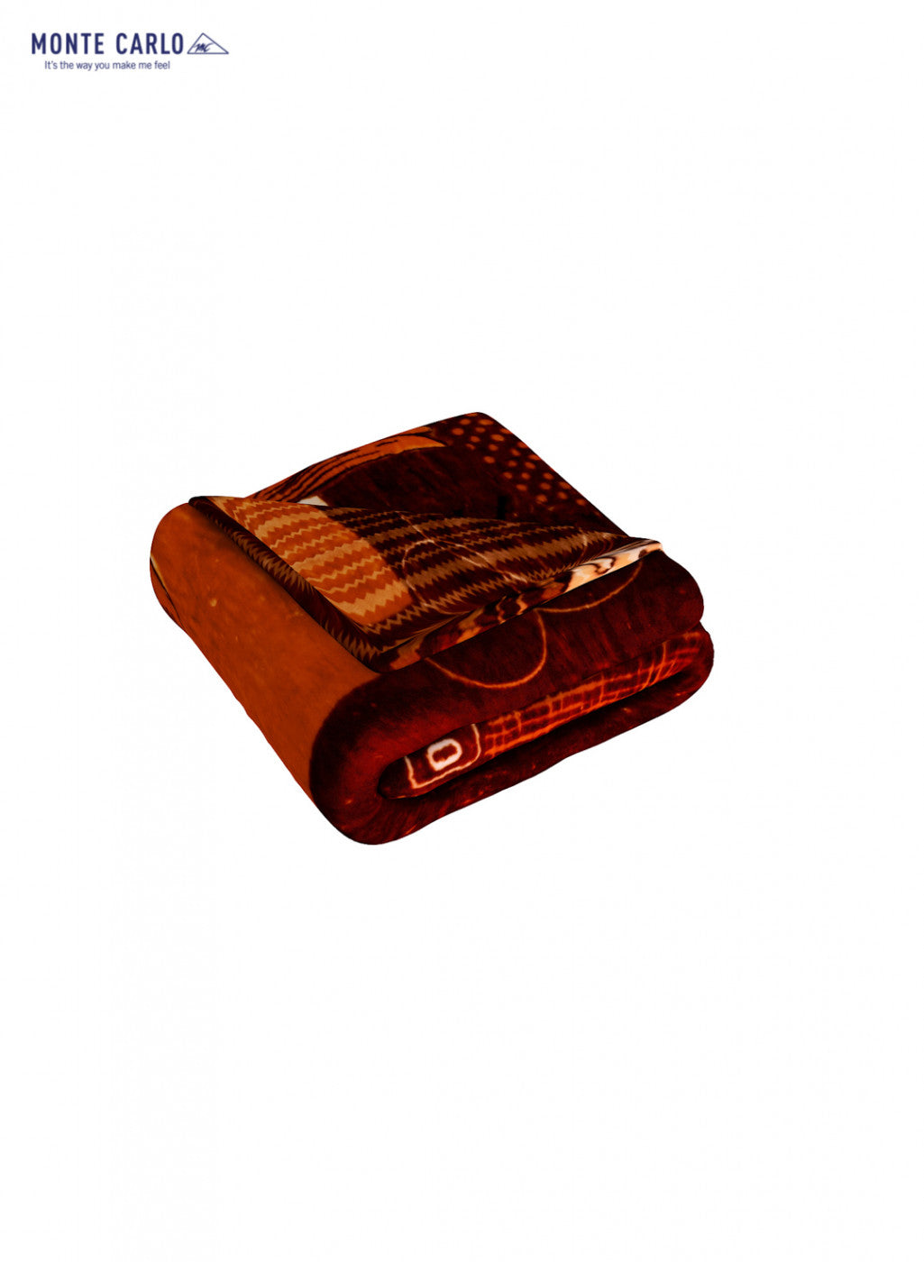 Single Bed Multicolor Mink Blanket - 2 Ply