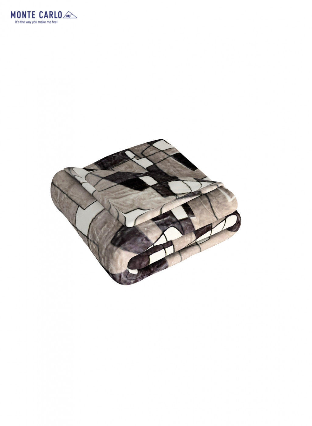 Double Bed Multicolor Mink Blanket - 1 Ply