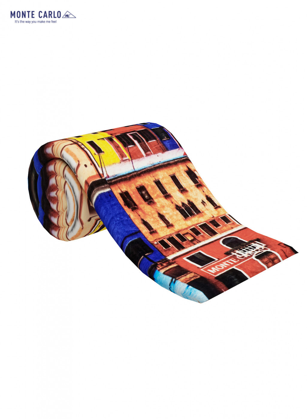 Double Bed Multicolor Mink Blanket - 2 Ply