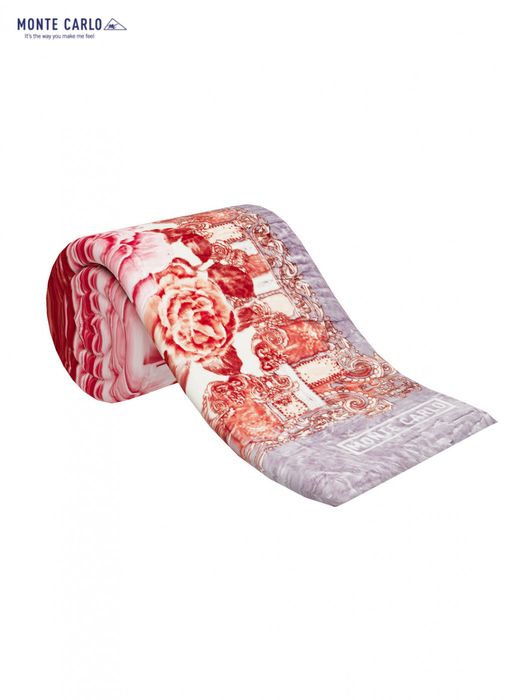 Double Bed Multicolor Mink Blanket - 3 Ply