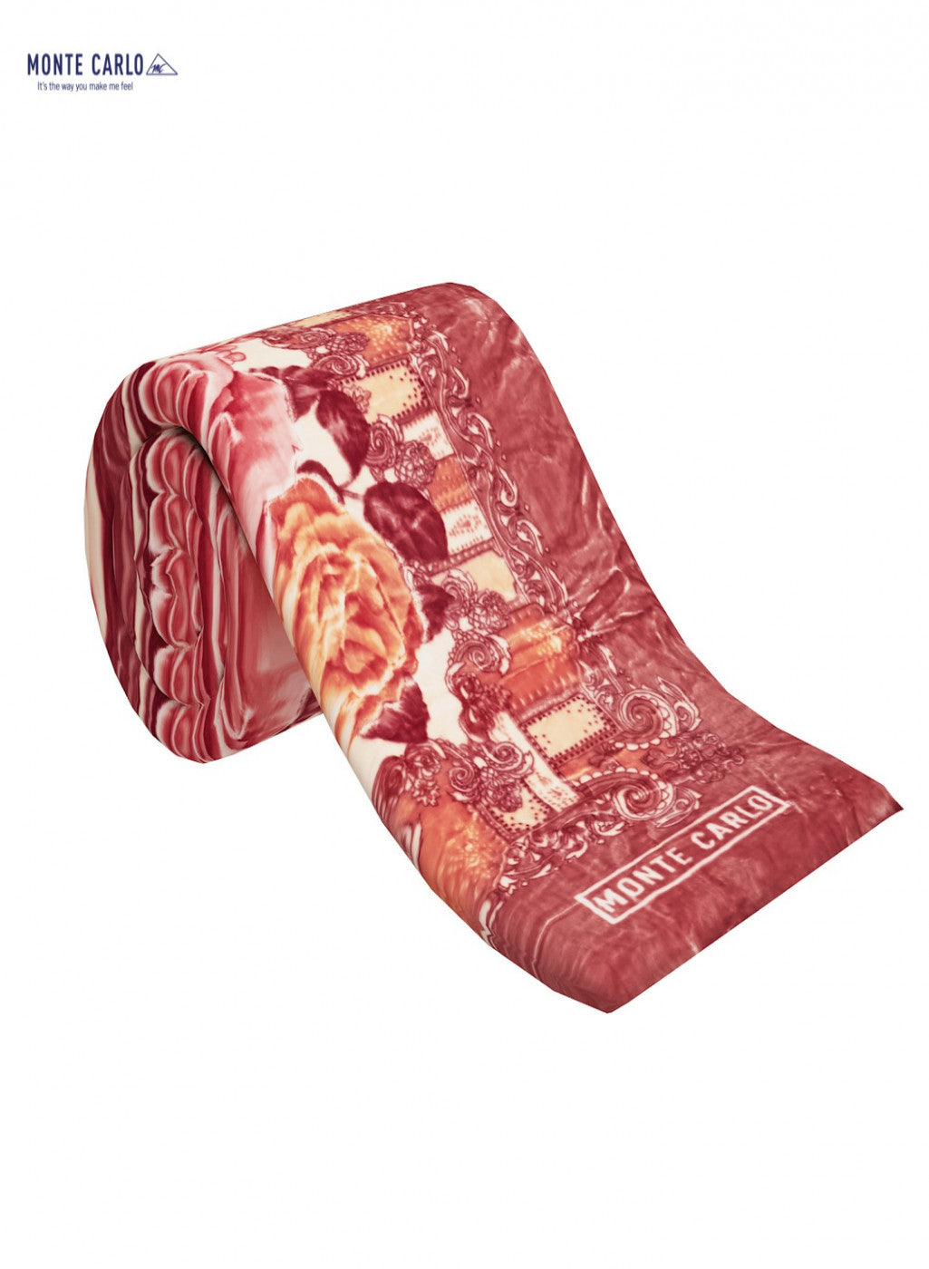 Double Bed Multicolor Mink Blanket - 2 Ply