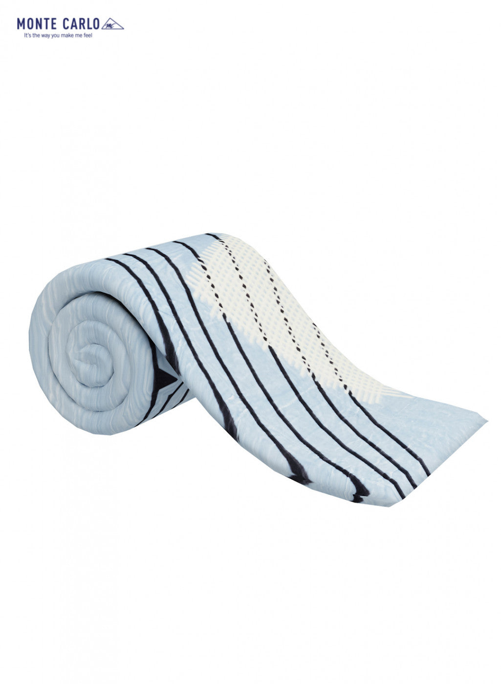 Single Bed Multicolor Mink Blanket - 1 Ply