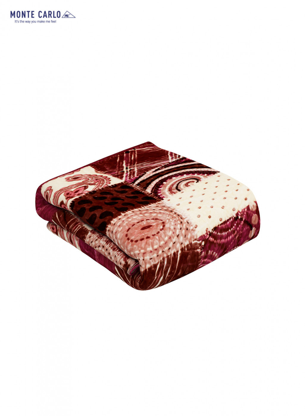 Double Bed Multicolor Mink Blanket - 2 Ply