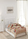 Single Bed Multicolor Mink Blanket - 2 Ply