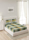 Multicolor 200 TC Bedsheet with 2 Pillow Covers (Santiago Gold)
