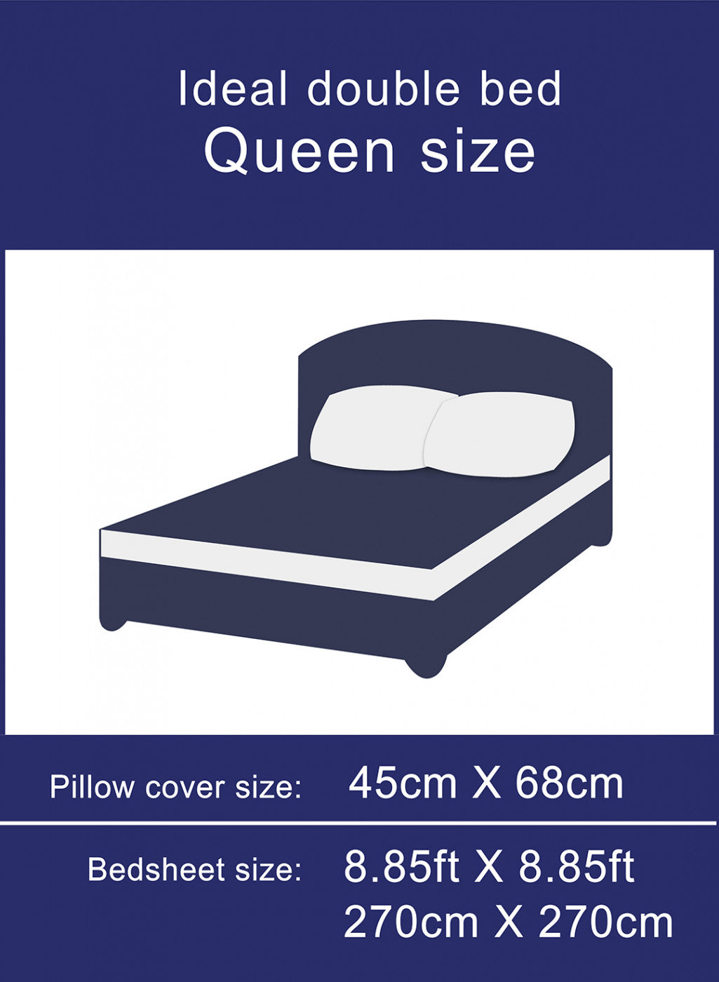 Multi Color 130 GSM Bedsheet with 2 Pillow Covers